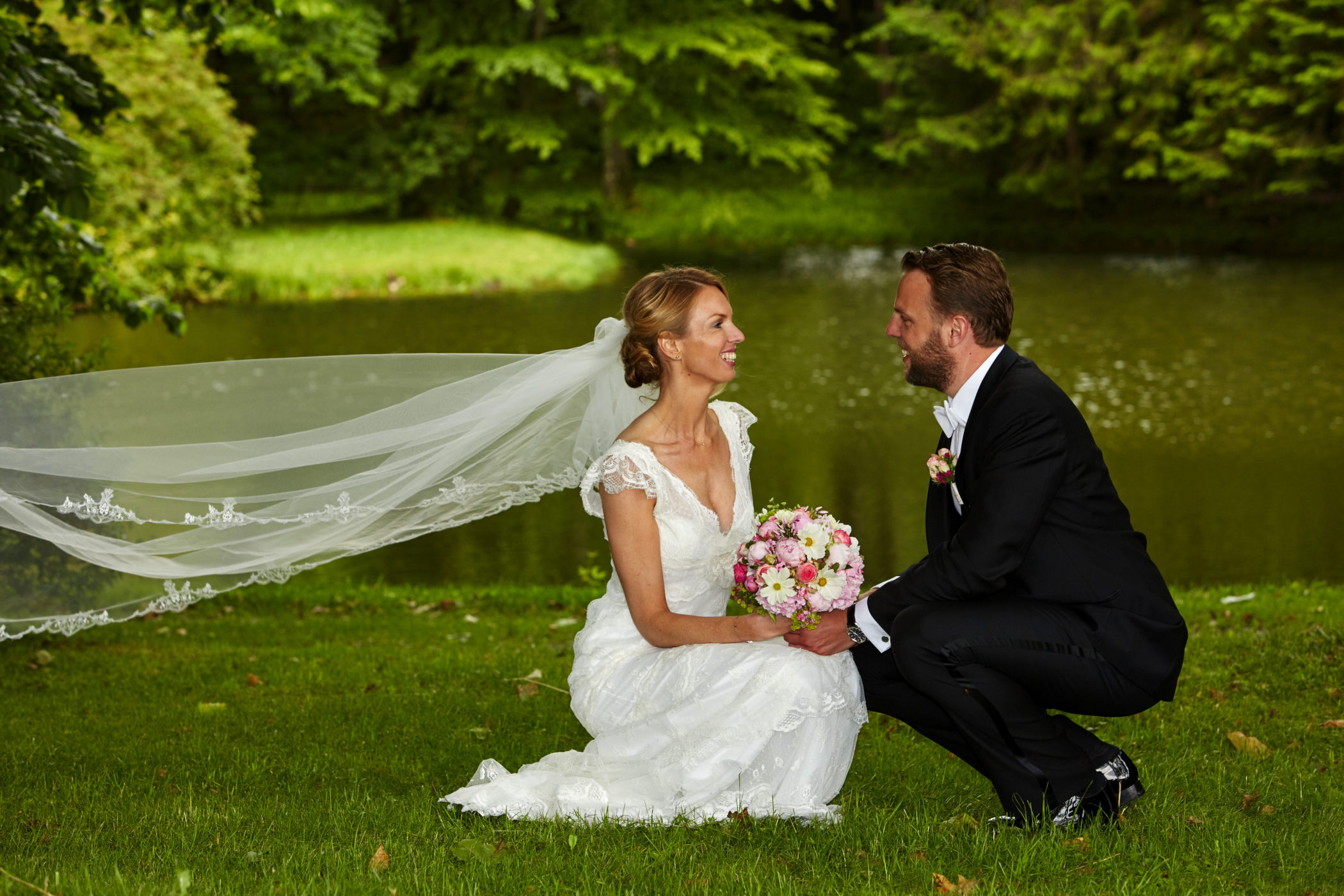 Hochzeit, Brautpaarfoto,